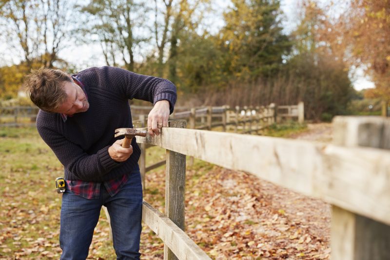 Fence Repair in Late Summer
